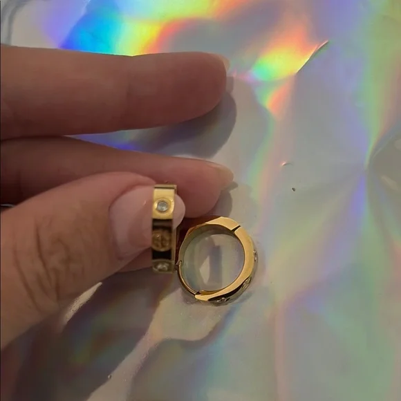 Cartier love look alike earrings - Picture 4 of 4